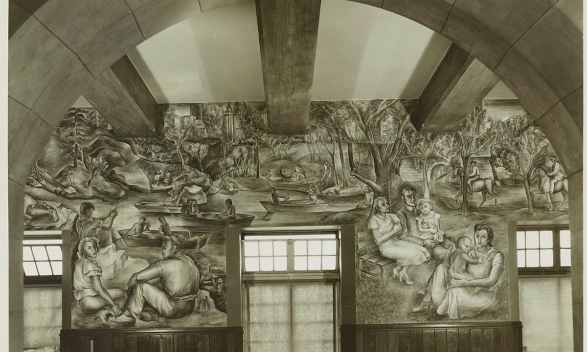 Fate of historic murals uncertain following Manhattan homeless shelter’s closure - The Art Newspaper