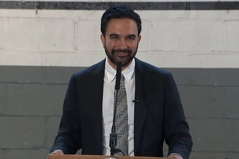 Zohran Mamdani during the press conference on June 15, 2026Credit: NBC