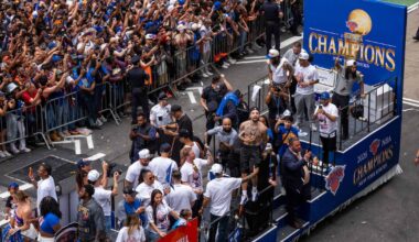 Meet the NYC high school athletes who joined the Knicks championship parade