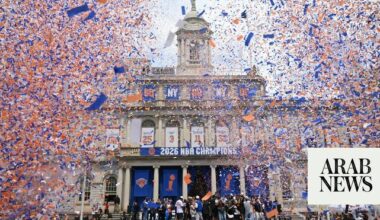 ‘Let’s hear it for New York’: Two million fans flood Manhattan for Knicks victory parade