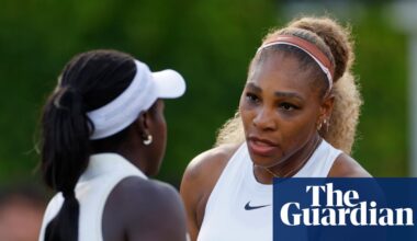 Serena Williams makes winning return to tennis with victory in Queen’s doubles | Serena Williams