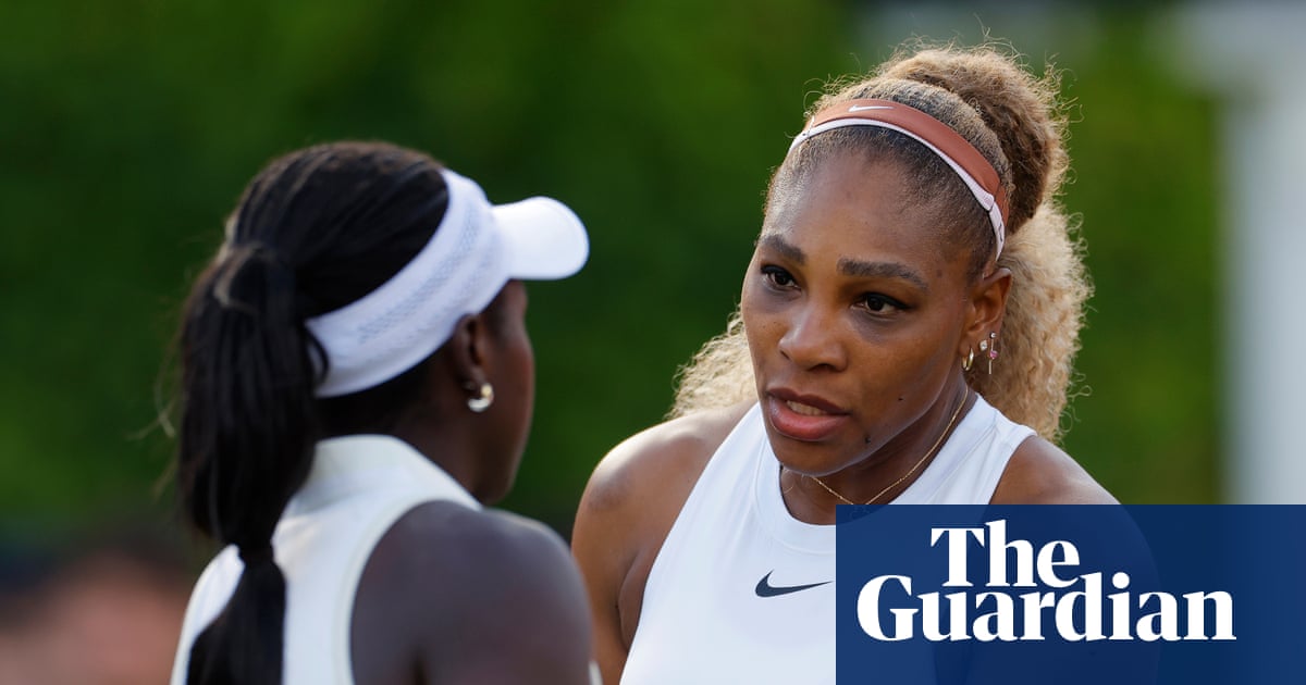 Serena Williams makes winning return to tennis with victory in Queen’s doubles | Serena Williams