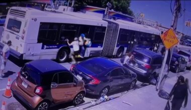 Chilling video shows gunman flee Bronx bus shooting that killed father – NBC New York