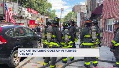 News 12 | Bronx | Vacant Van Nest Building Damaged In Two Alarm Fire