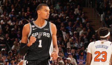 Victor Wembanyama carries Spurs to 115-111 win that cuts Knicks' NBA Finals lead to 2-1