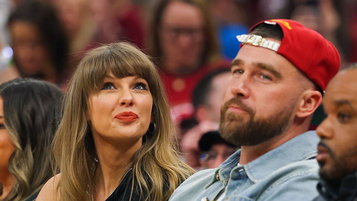 Taylor Swift and Travis Kelce twin in red for New York City pre-wedding date night