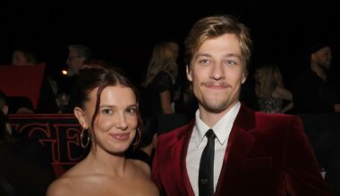 Millie Bobby Brown and Jake Bongiovi steal a moment alone during NYC date night