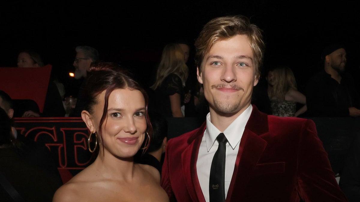 Millie Bobby Brown and Jake Bongiovi steal a moment alone during NYC date night