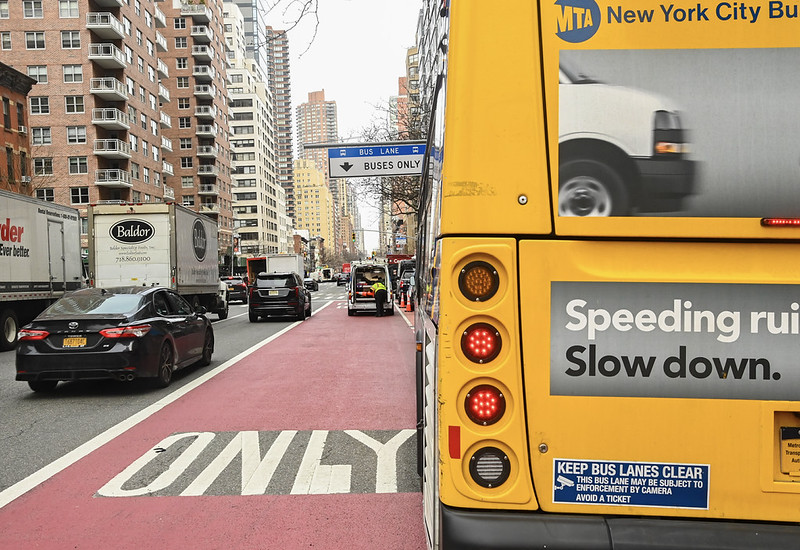 MTA camera enforcement coming to Brooklyn and Manhattan bus routes on June 12