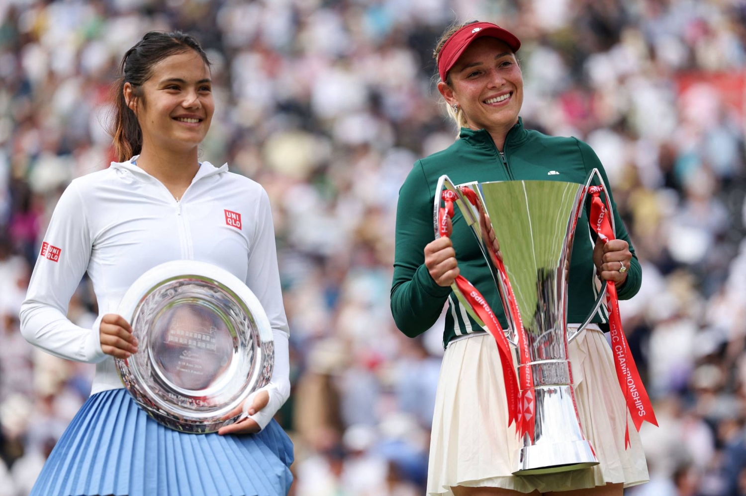 Vekic beats Raducanu in Queen’s Club final to end title drought