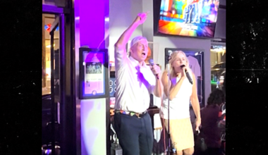 Tom Steyer Sings Karaoke With Drag Queens Night Before California Primary, On video