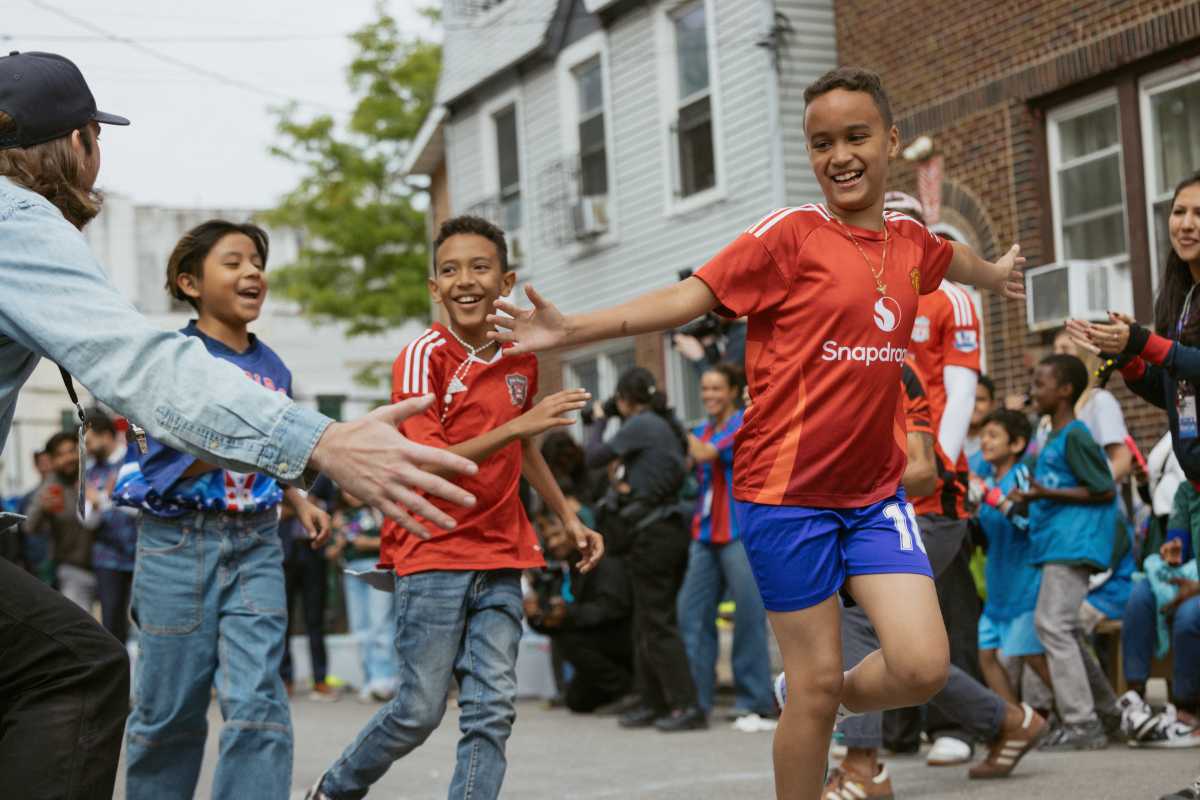 kids at play in nyc during summer