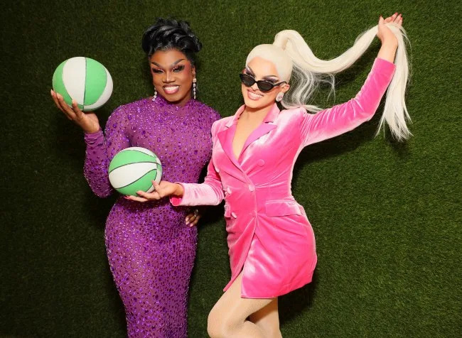 Hershii LiqCour-Jeté and Sam Star in 'RuPaul's Drag Race All Stars'