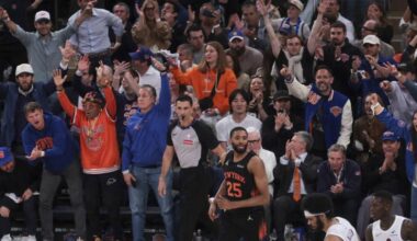 Knicks fans flood Manhattan streets after historic Game 4 victory vs. Spurs