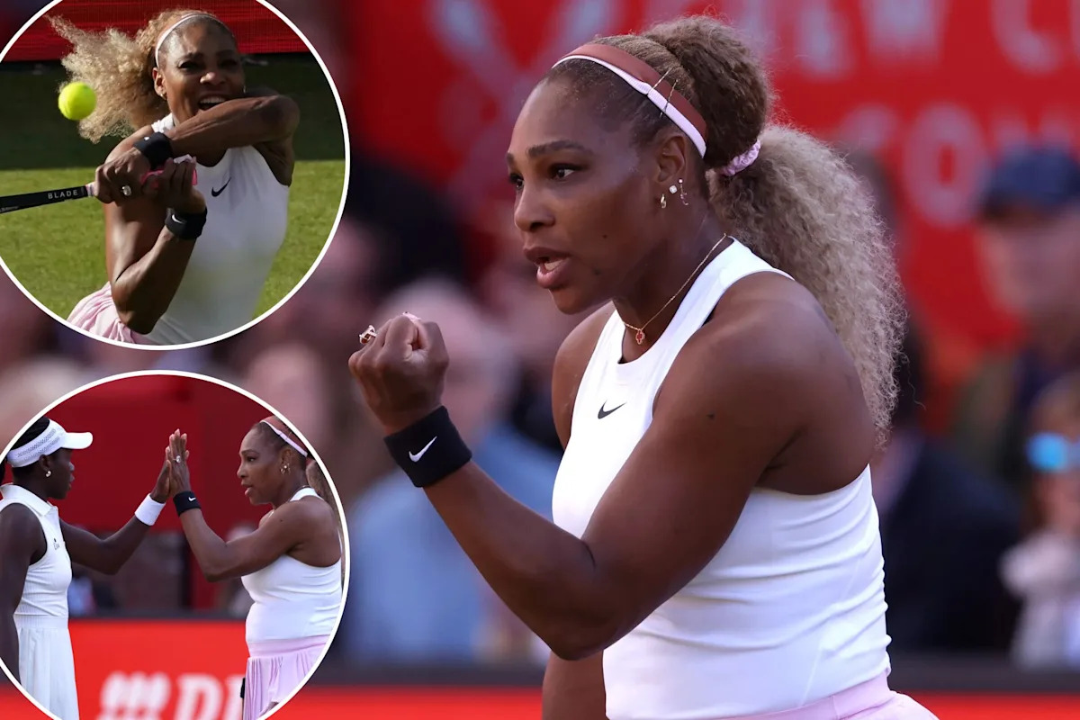 Serena Williams victorious in tennis return at Queen’s Club with ‘decent’ performance