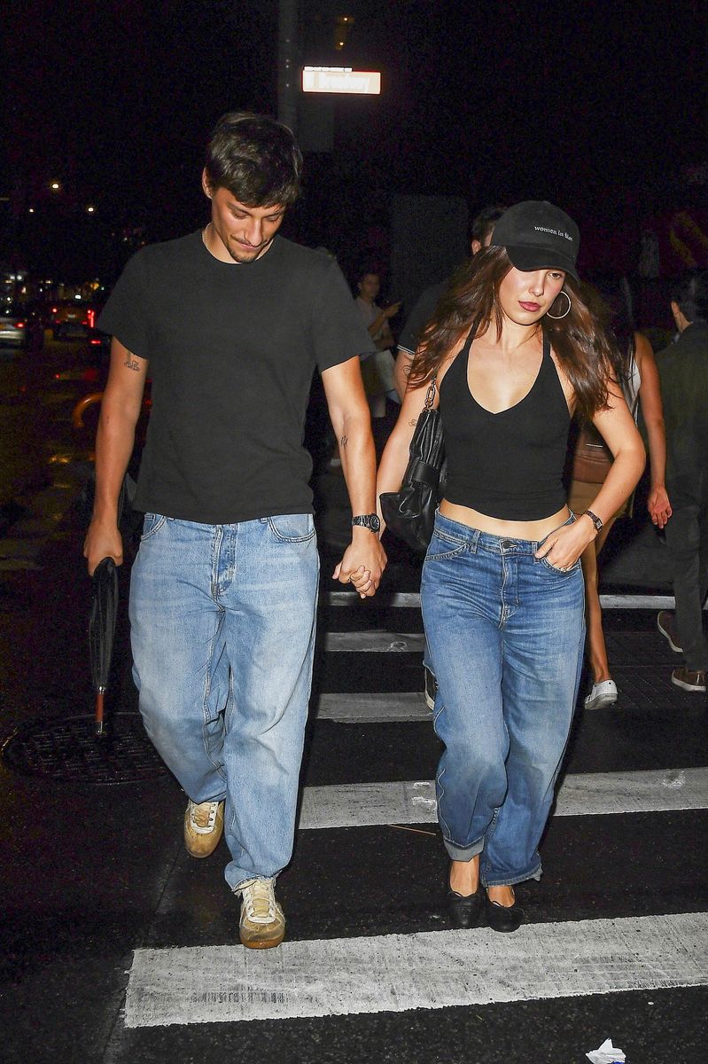 They were photographed walking hand in hand during a night out in New York City