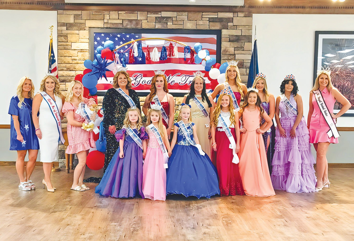 11 Queens Crowned at Scott County America250 Pageant