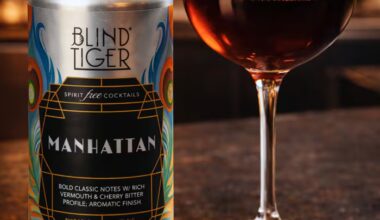 Non-Alcoholic Canned Manhattan Cocktails: Blind Tiger Debuts Classic Spirit-Free Manhattan