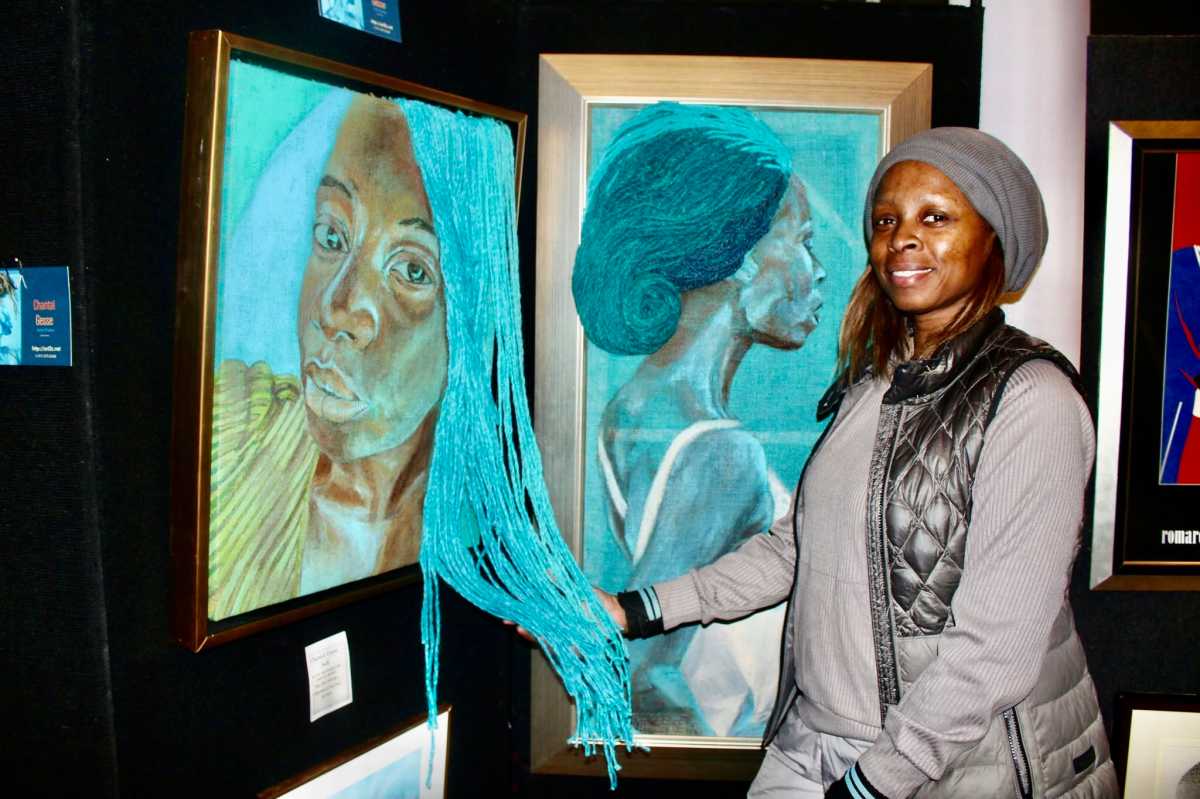 Inspired by her Haitian roots, Chantal Gesse creates immersive works of art from her Harlem enclave