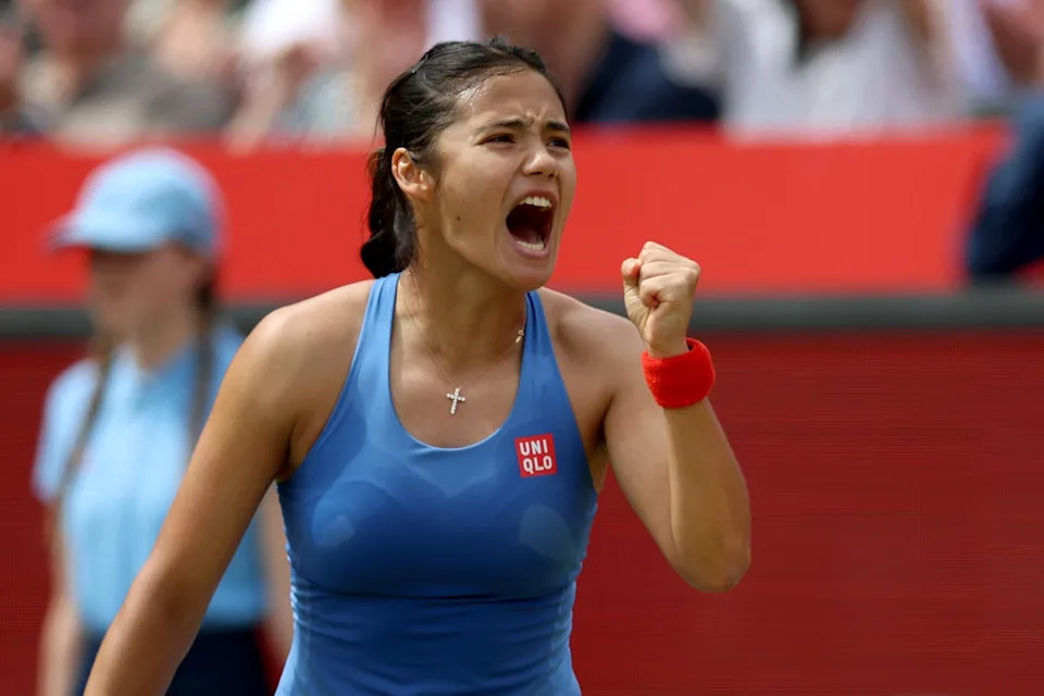 Raducanu fought off three championship points but ultimately fell short (Getty)