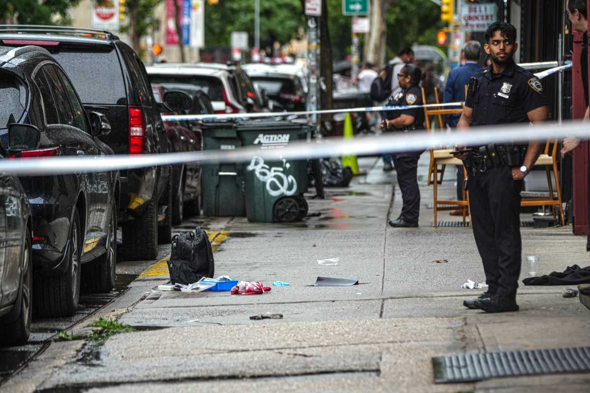 Lower East Side shooting leaves teen wounded, two arrested as witnesses duck for cover