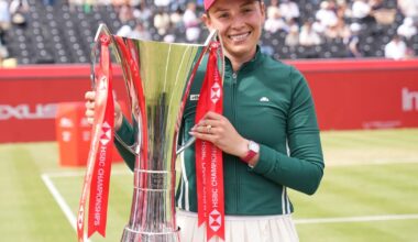 Vekic wins Queen's Club final in straight sets to deny dream title for Raducanu | National Sports