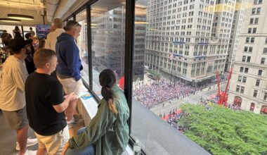 Hottest Office Perk Today: a View of Knicks Parade
