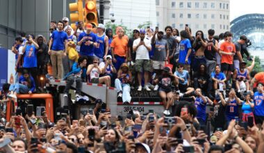 Knicks Ticker Tape Parade: Financial District Turns Orange and Blue