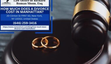 Manhattan Divorce Attorney Richard Roman Shum Explains the Cost of Divorce in New York | Press Releases