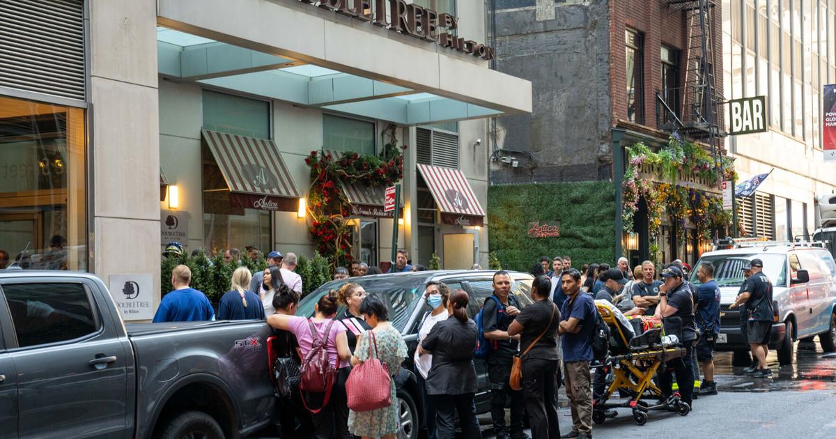 Woman releases bear spray during quarrel in Manhattan hotel, 8 hurt | National News