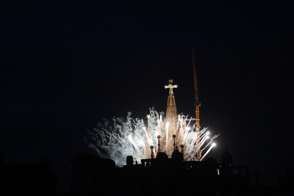The Sagrada Família dominates Barcelona's skyline, celebrating a milestone that brings Antoni Gaudí's dream closer than ever to completion.