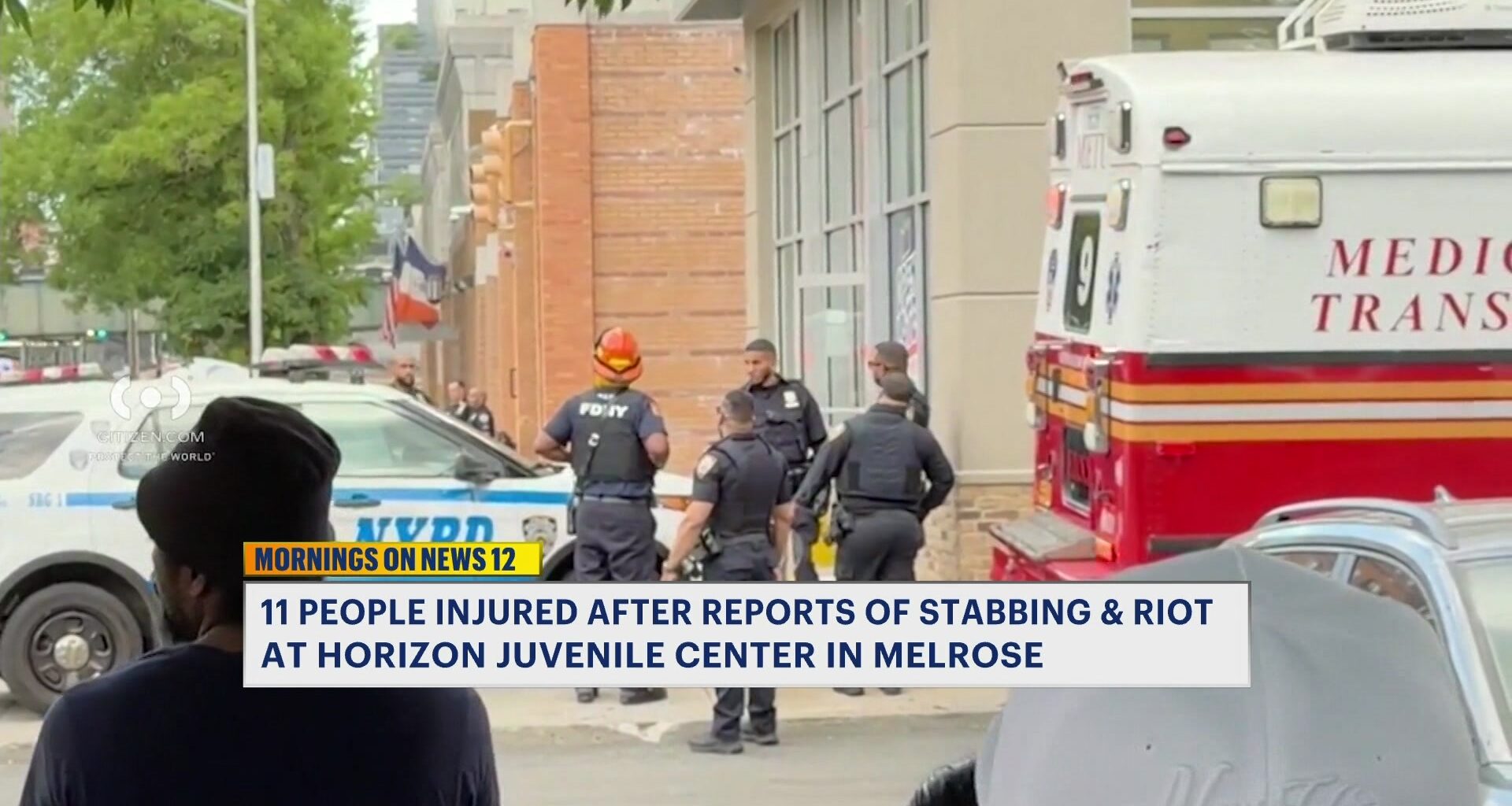 News 12 | Bronx | 11 Hospitalized After Stabbing Riot At Bronx Juvenile Detention Center