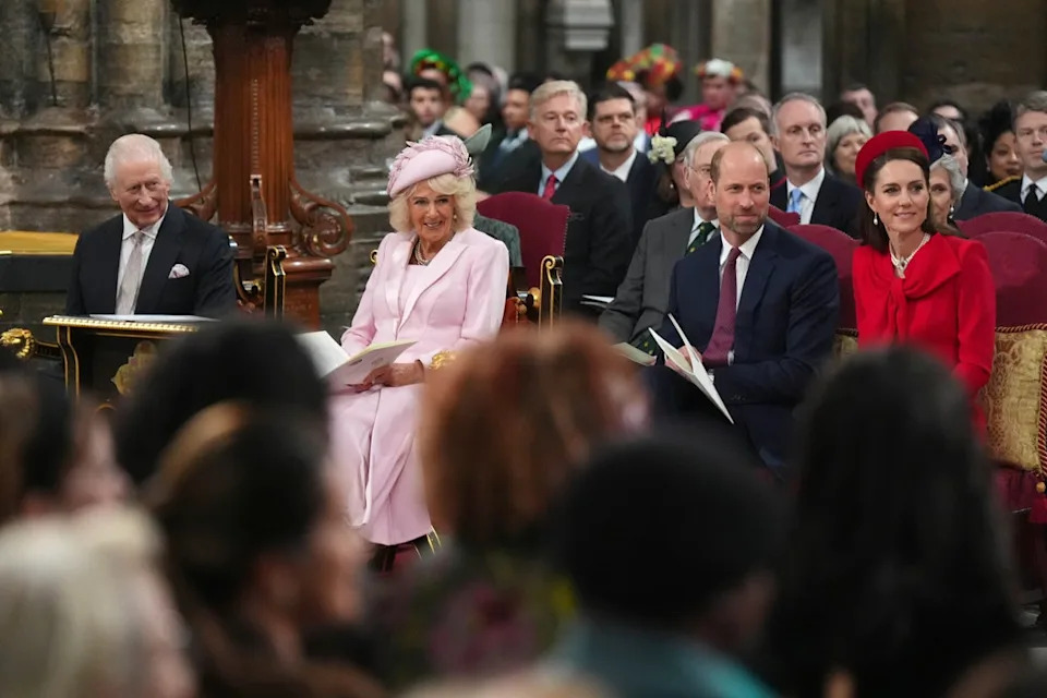 The King and Queen and the Prince and Princess of Wales are expected to attend the wedding (Aaron Chown/PA)
