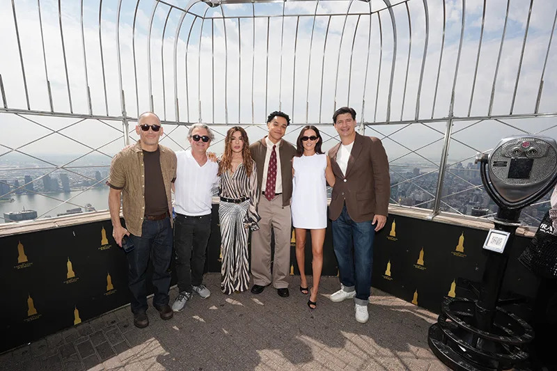 Zoey Deutch wears Lii at The Empire State Building on June 11 in New York City.