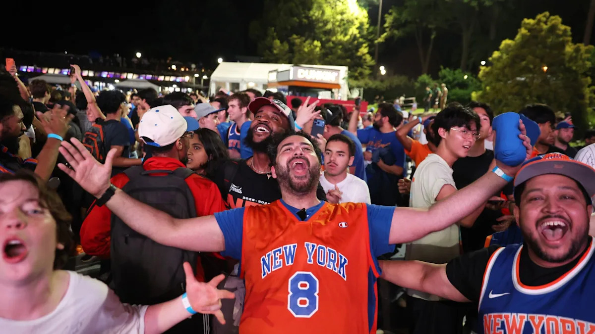New York City breaks out in celebration after historic Knicks win