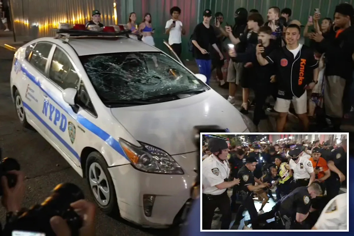 Crazed Knicks fans plunge NYC into celebration chaos as NBA Finals ecstasy turns violent
