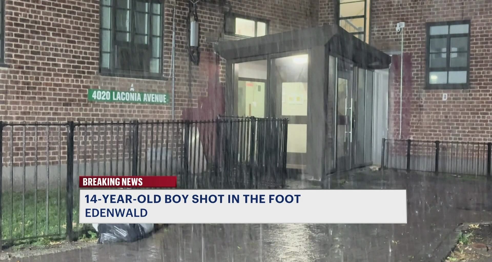News 12 | Bronx | Teen Shot In The Foot At Edenwald Houses
