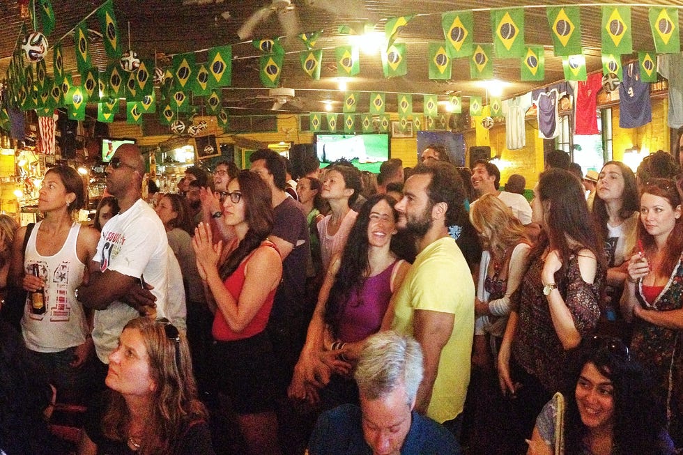 Celebrating World Cup 2014