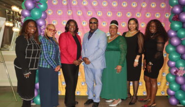 From left: Hon. Claudia Daniels-DePeyster, Annette Cintron-Lopez, Deputy Borough President Kim Council, Damon Walker, Deborah Roberts-Muller, Letrice Jones and Leah Richardson. Photo: Mario Belluomo/Brooklyn Eagle
