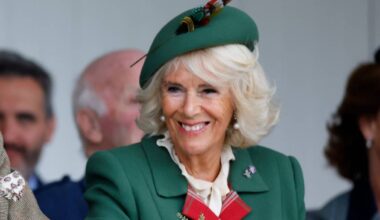 Queen Camilla wows in vibrant tartan kilt alongside King Charles for Edinburgh visit