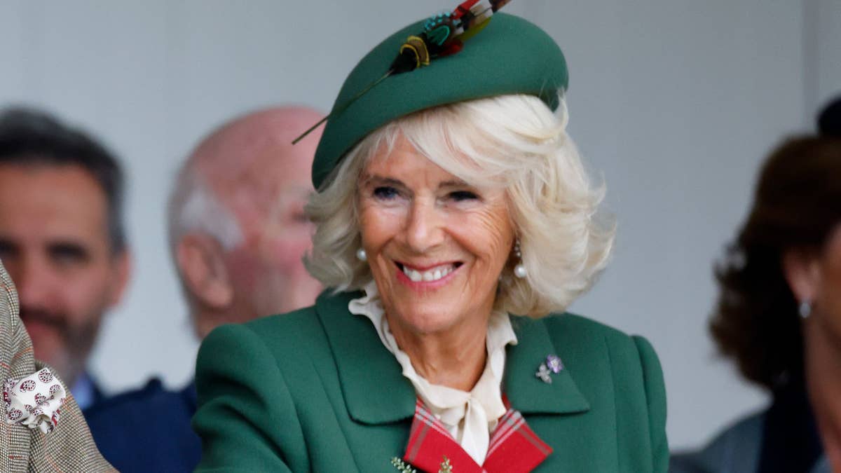Queen Camilla wows in vibrant tartan kilt alongside King Charles for Edinburgh visit