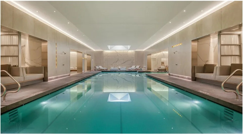 NYC luxe building pool
