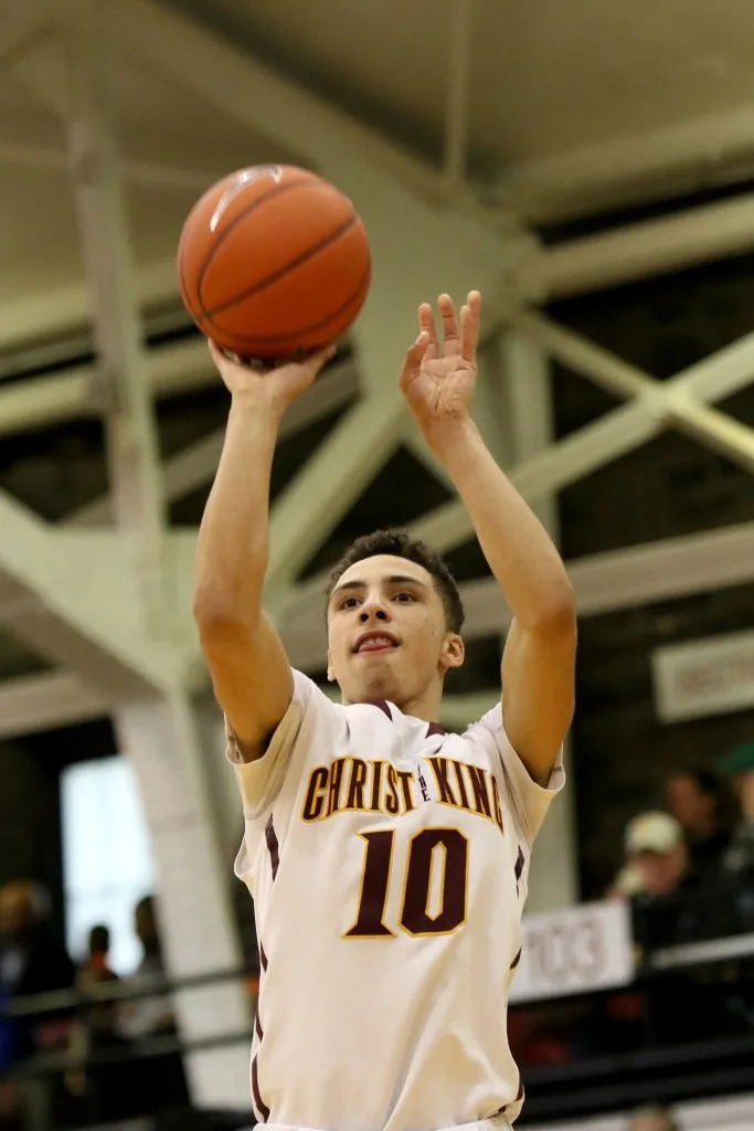 In 2016, he was named the Catholic High School Athletic Association’s Player of the Year for averaging 16 points per game while he played ball at Christ the King. AP