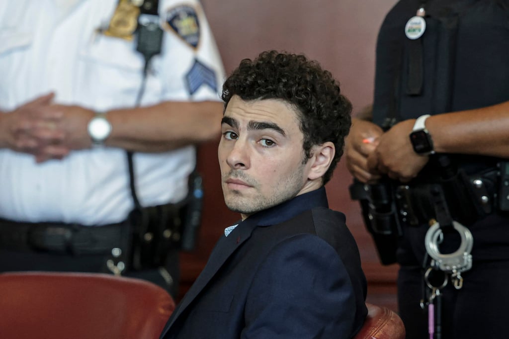 Luigi Mangione appears at an evidence suppression hearing at Manhattan Supreme Court in May. Photo: TNS