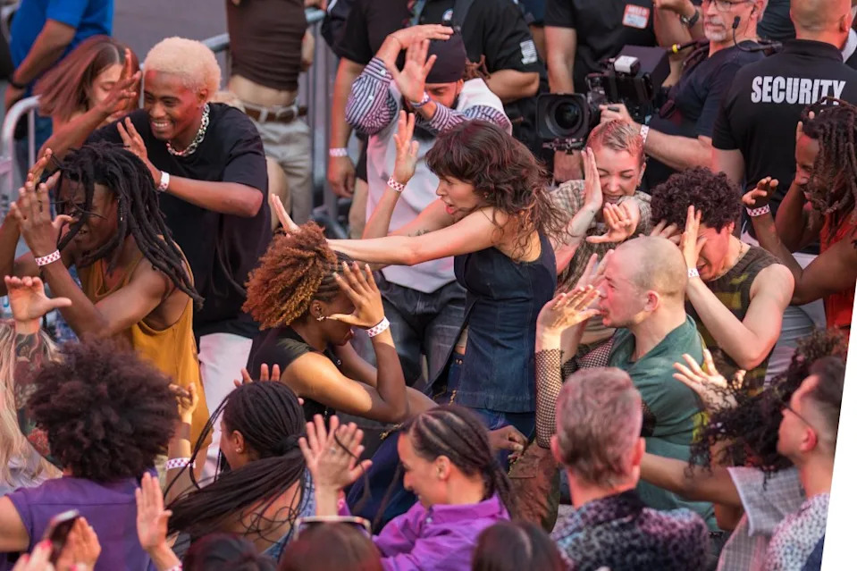 Fans were delighted as the icon performed at her surprise pop-up show. Michael Nigro