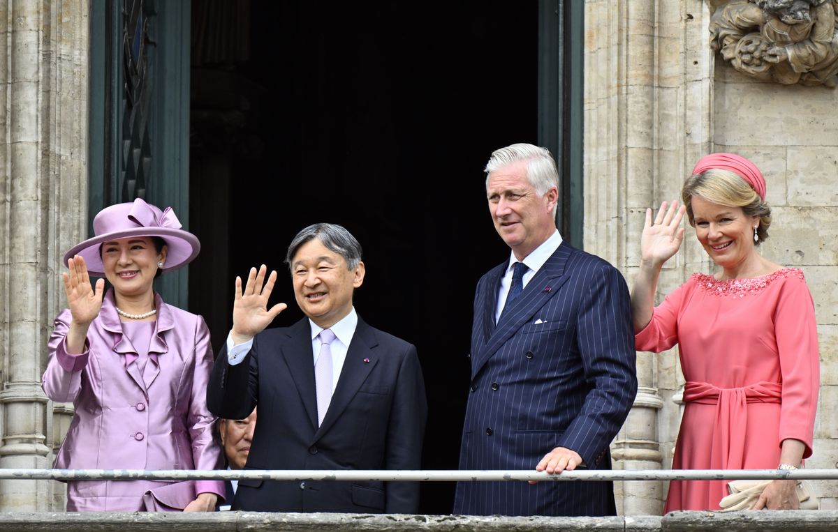 The Belgian queen's polished daytime ensemble balanced sophisticated royal style with diplomatic grace.