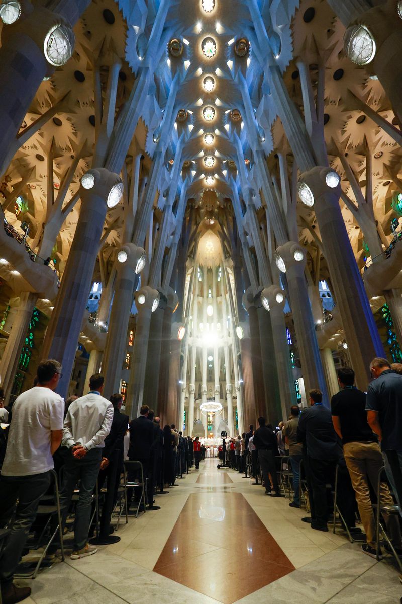 The Sagrada Família dominates Barcelona's skyline, celebrating a milestone that brings Antoni Gaudí's dream closer than ever to completion.