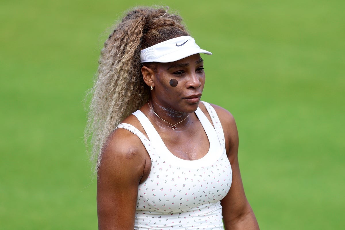 Serena Williams’ participation at Queen’s in doubt after partner sustains nasty injury