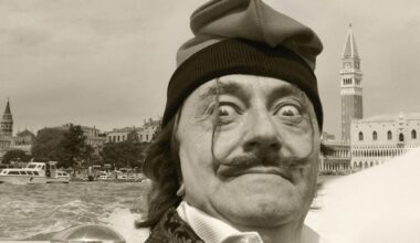 Miguel Soler-Roig, Salvador Dali, 2026. Black-and-white photographic print, 24 × 30 inches. © Miguel Soler-Roig. Courtesy the artist.