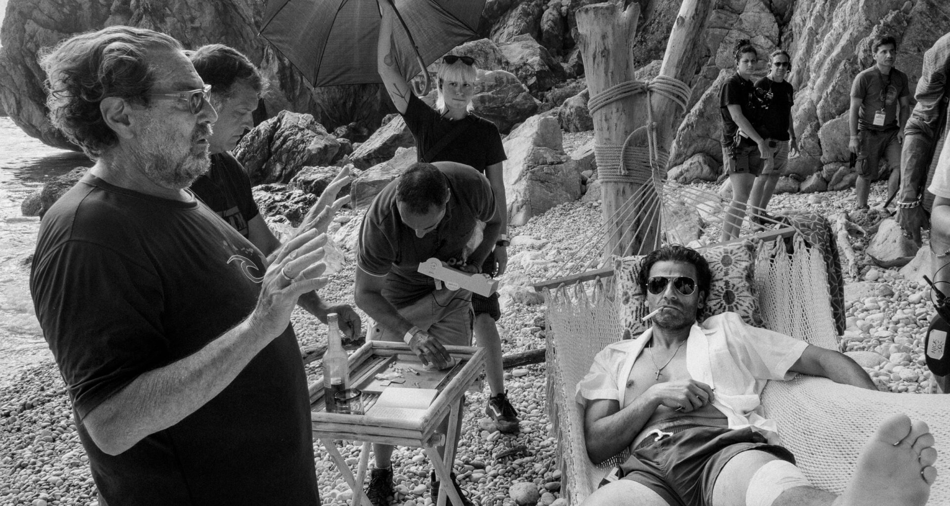 Julian Schnabel with Phong H. Bui